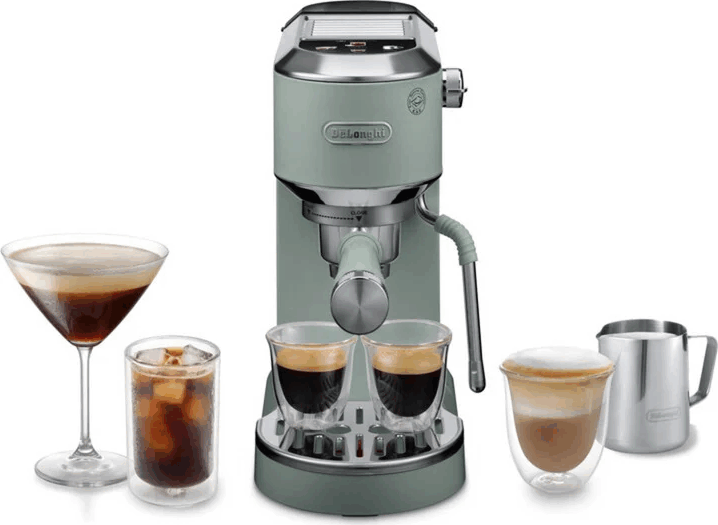 DeLonghi Dedica Duo Eszpresszó Kávéfőző 1450W - Zöld DeLonghi Dedica Duo Eszpresszó Kávéfőző 1450W - Zöld