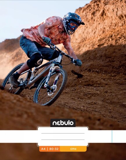 Nebuló Xtreme 80 lapos A4 Sima füzet - Többféle