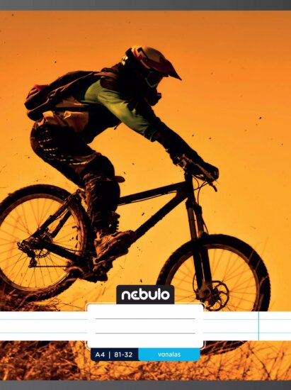 Nebuló Xtreme 80 lapos A4 Vonalas füzet - Többféle Nebuló Xtreme 80 lapos A4 Vonalas füzet - Többféle