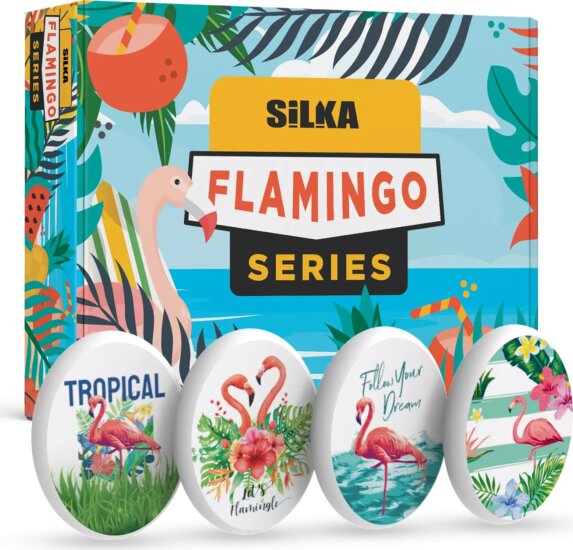 Vidám színes Flamingó mintás radír - Többféle