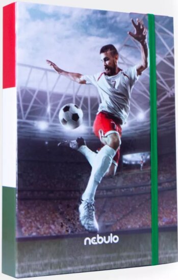 Nebulo Foci A4 hullámkarton füzetbox - Mintás