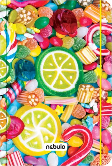 Nebuló Cukorka A4 Gumis mappa - Mintás