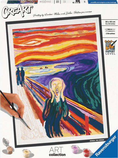Ravensburger CreArt ART Munch - Sikoly Számfestő készlet