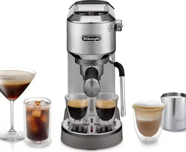 DeLonghi Dedica Duo Espresso Kávéfőző 1350W - Ezüst