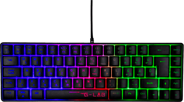 The G-Lab Hydrogen Vezetékes Gamer Billentyűzet HUN - Fekete