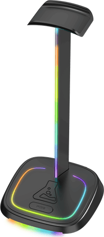 The G-Lab K Stand Neon RGB Headset Tartó Állvány - Fekete
