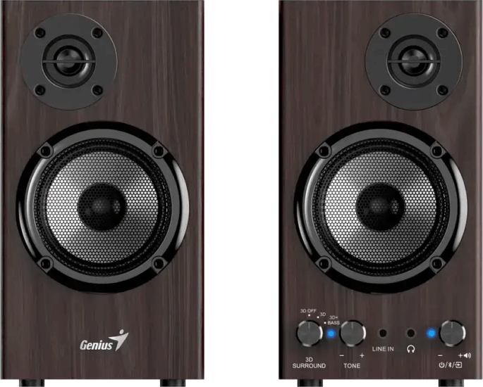 Genius SP-HF520BT 2.0 Bluetooth Hangfal 20 Watt - Sötétbarna