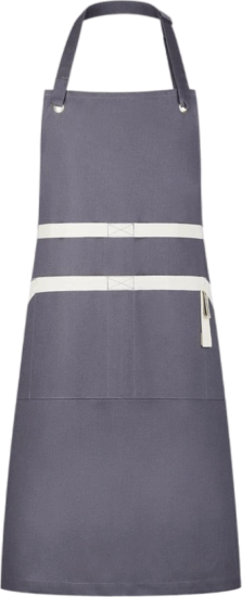 Le Creuset Konyhai pamut kötény 89x79cm - Szürke