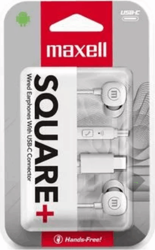 Maxell Square USB-C fülhallgató Headset - Fehér