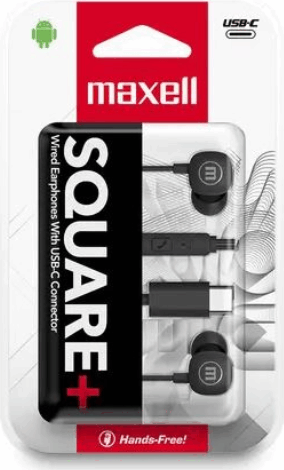 Maxell Square USB-C fülhallgató Headset - Fekete