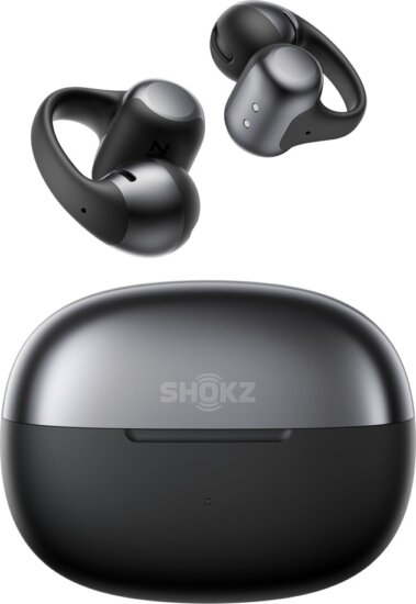 Shokz OpenDots ONE Bluetooth Fülhallgató Headset töltőtokban - Fekete Shokz OpenDots ONE Bluetooth Fülhallgató Headset töltőtokban - Fekete