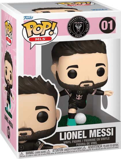 Funko POP! MLS Inter Miami- Lionel Messi(away) gyűjthető figura 9cm