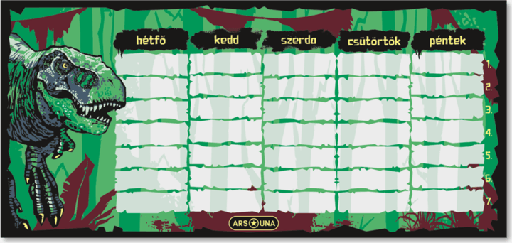 Ars Una T-Rex 24 egylapos órarend