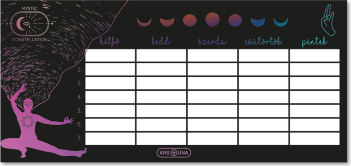 Ars Una Mystic Constellation 1 lapos órarend