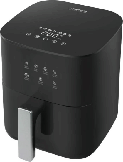 Esperanza EKA002 Patete Fritte AirFryer Forrólevegős sütő 3.5 L 1350 Watt - Fekete