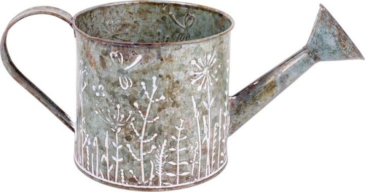 Iris Bádog öntöző kanna 27 cm - Rozsdás pitypangos mintás