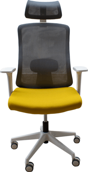 IRISOffice Aurora Irodai Görgős Forgószék - Szürke / Sárga