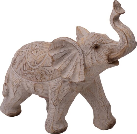 Iris 46804 Műgyanta Elefánt Asztali Dekoráció 18,5cm - Csontszín