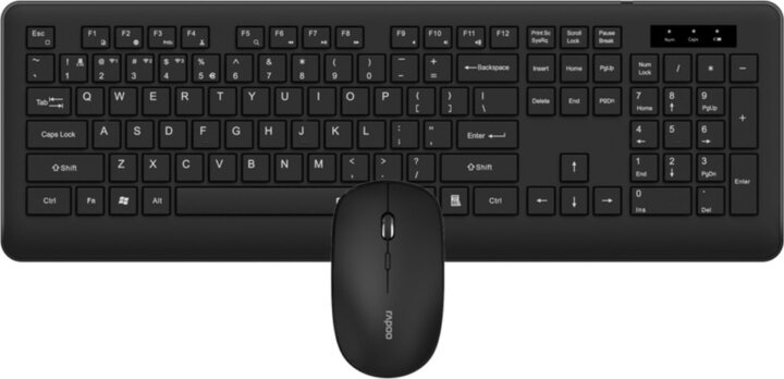 Rapoo 229633 M8310 Vezeték Nélküli Billentyűzet HUN + Egér - Fekete