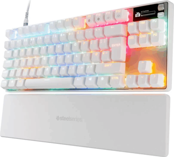 Steelseries Apex Pro TKL Gen 3 Gaming Vezetékes Billentyűzet UK - Fehér