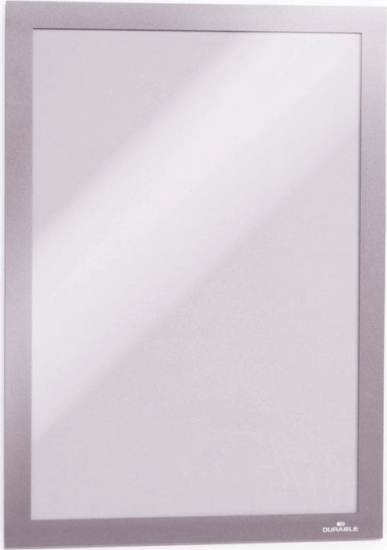 Durable Duraframe A4 Két darabos Öntapadó Információs tábla - Ezüst