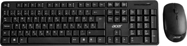 Acer AAK400 Vezetékes Billentyúzet HUN + Egér - Fekete