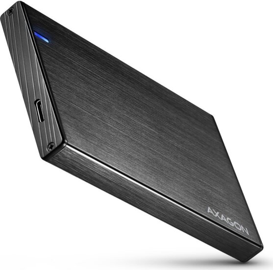 AXAGON EE25-XA6 ALINE 2,5" USB 3.0 Külső HDD/SSD alumínium ház - Fekete