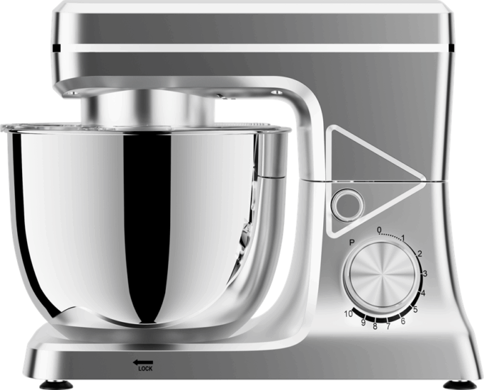 TOO SM-1500-S Gulf Konyhai robotgép 4,5L 1500 Watt - Ezüst