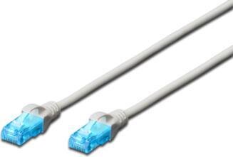 Digitus DK-1512-0025 UTP CAT5e Patch kábel 0.25m Szürke Digitus DK-1512-0025 UTP CAT5e Patch kábel 0.25m Szürke
