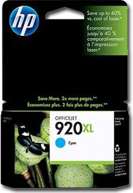 HP 920XL Eredeti Tintapatron Cián