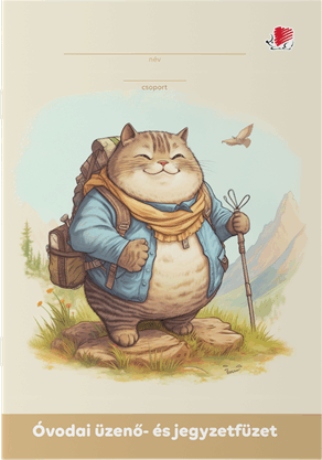 ICO Süni Cat 32 lapos A5 óvodai üzenő és jegyzetfüzet