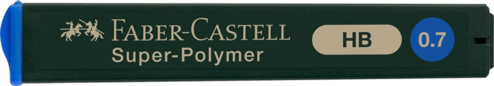 Faber-Castell Super-Polymer 0,7 mm HB nyomósirón betét (12 szál / tubus)