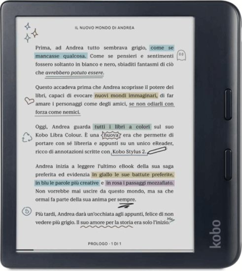 Kobo Libra 7" 32GB E-book olvasó - Fekete
