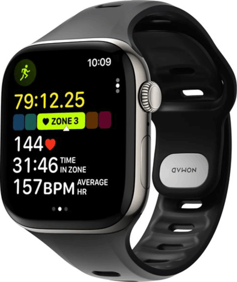 Nomad Tempo Band Apple Watch Okosóra szíj 41 mm / 42 mm - Fekete