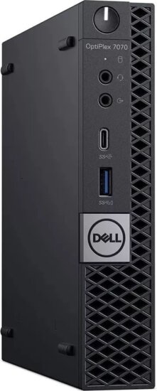 Dell OptiPlex 7070 Micro Számítógép Fekete (Intel Core i5-9500T / 16GB / 256GB SSD / Win 11 Pro)