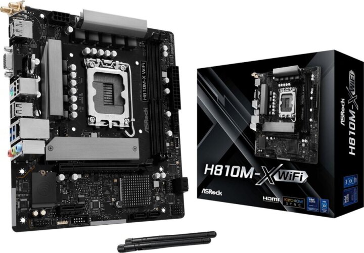 ASRock H810M-X WIFI DDR5 Intel 1851 Micro-ATX Alaplap ASRock H810M-X WIFI DDR5 Intel 1851 Micro-ATX Alaplap