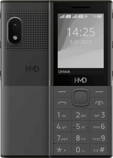 HMD 150 Music 16MB Dual SIM Mobiltelefon - Sötétszürke