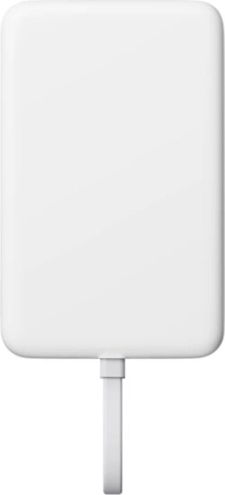 Xiaomi BHR9822GL Mágneses Powerbank integrált kábellel USB-A + Type-C / 10000mAh 33W - Fehér