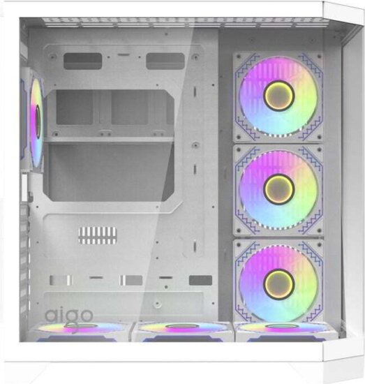 DarkFlash FT418 PRO Full Tower Számítógépház - Fehér