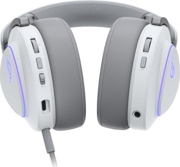 Asus ROG Delta II Bluetooth Fejhallgató Headset - Fehér