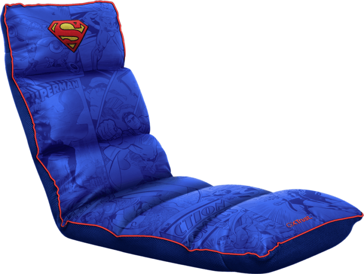Trust 25740 GXT 718SM Rayzee Összecsukható Gamer padlófotel - Superman mintás
