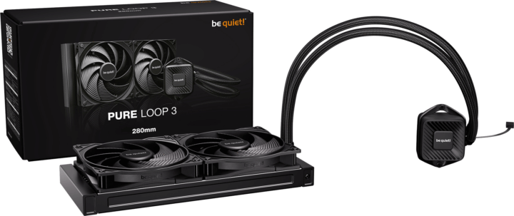 Be Quiet! PURE LOOP 3 280mm All In One Univerzális CPU Vízhűtés - Fekete