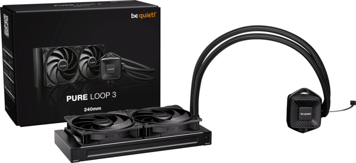 Be Quiet! PURE LOOP 3 240mm All In One Univerzális CPU Vízhűtés - Fekete