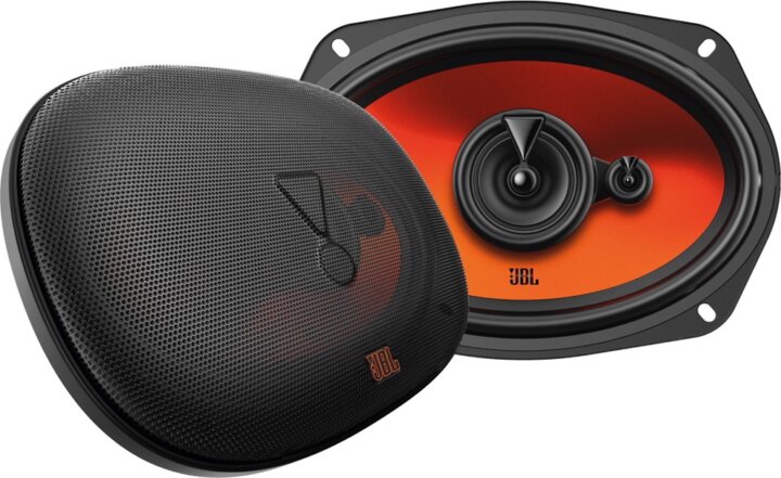 JBL SPKS1962M 560W 3 utas Hangszóró ráccsal - Fekete / Narancssárga