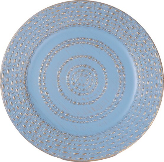 Iris 676567 Kerek Műanyag tálca 33 cm - Türkiz