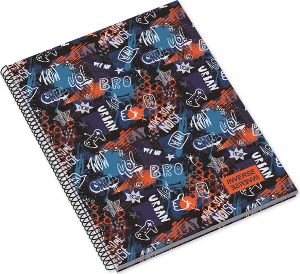 Ambar Inverse Teen 80 lapos A5 80 lap vonalas spirálfüzet - Többféle