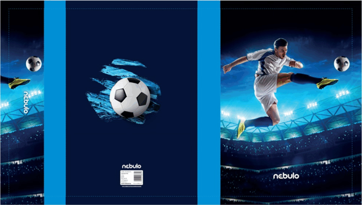 Nebulo Bomba Foci A4 füzetbox - Mintás Nebulo Bomba Foci A4 füzetbox - Mintás