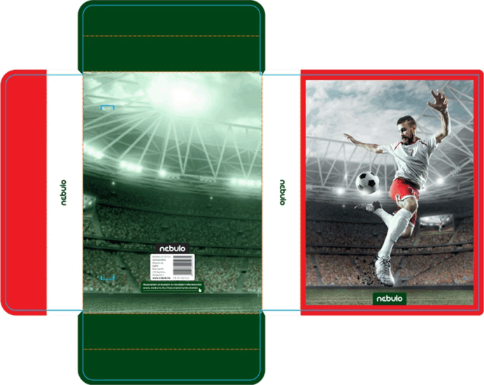 Nebulo Oxi-Foci A5 hullámkarton füzetbox - Mintás Nebulo Oxi-Foci A5 hullámkarton füzetbox - Mintás