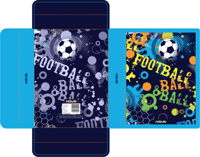 Nebulo Focista A5 hullámkarton füzetbox - Mintás