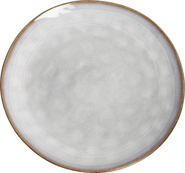 Iris kerámia tányér 21,4x2,7cm - Krém